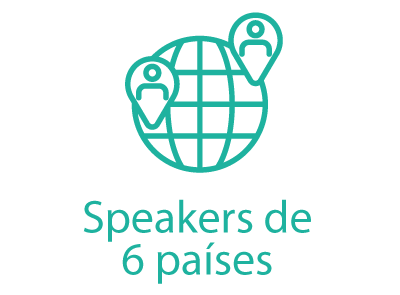 Speakers de 6 países